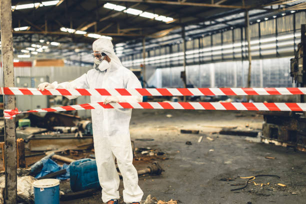 Professional Biohazard technician working in Pleasantville, NY